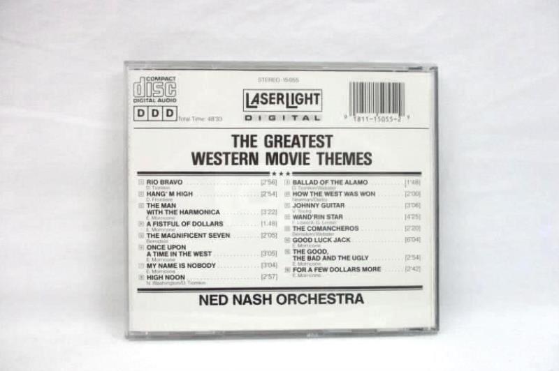 The Greatest Western Movie Themes CD Ned Nash Orchestra LaserLight 15 055