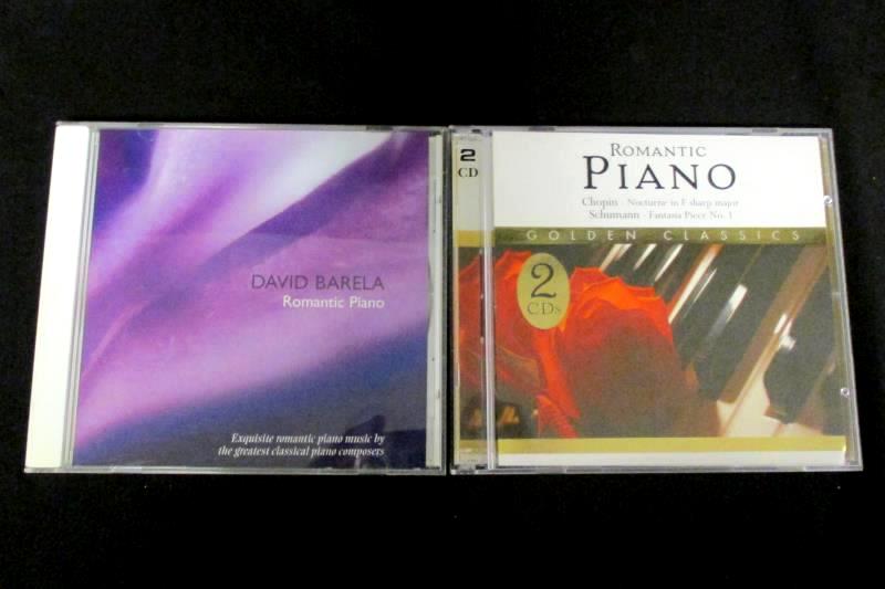 Lot of 2 Romantic Piano CDs Golden Classics 2 Disc David Barela Madacy DGB