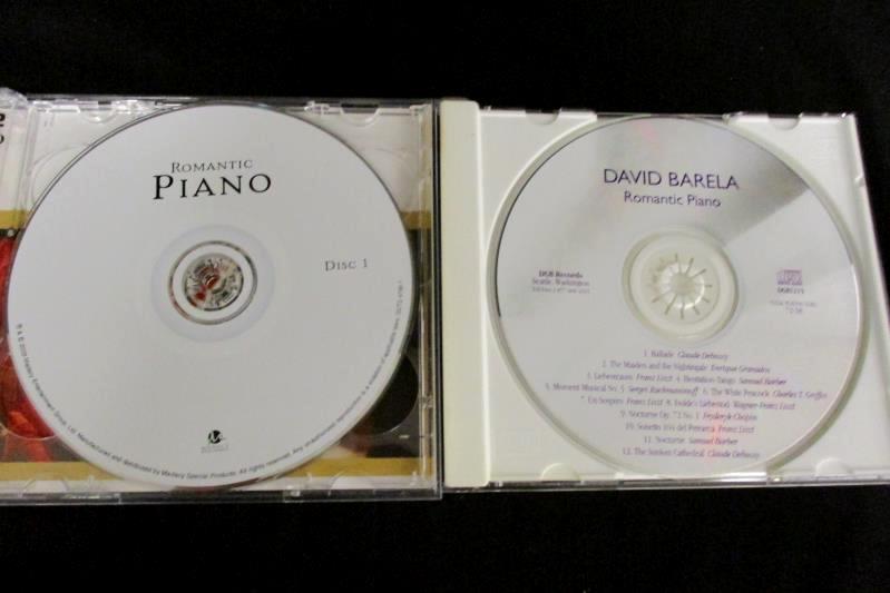 Lot of 2 Romantic Piano CDs Golden Classics 2 Disc David Barela Madacy DGB
