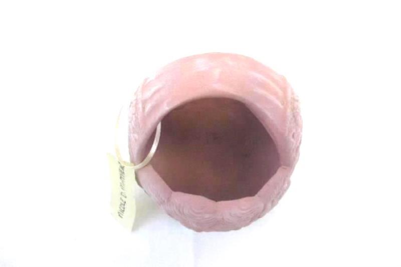 Nicole D Matthews 1996 Someone To Lean On Pink Ceramic Basket Cherub Baby Faces