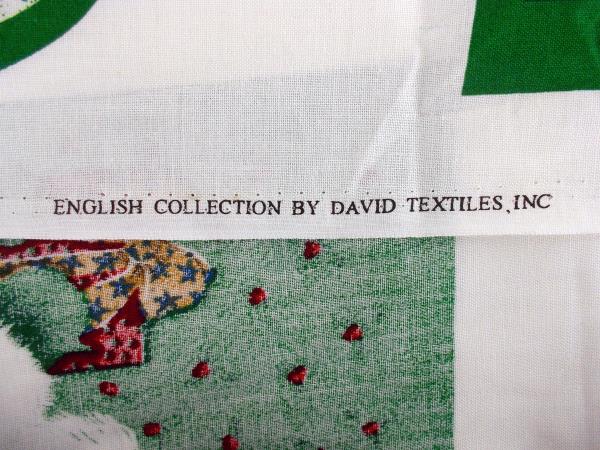 David Textiles English Collection Santa's X-mas Surprises Stockings Fabric Panel