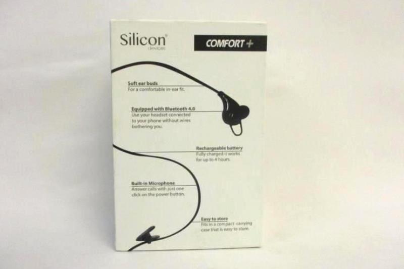 Silicon Devices Black Edition Comfort Plus Bluetooth Earbuds with Charger