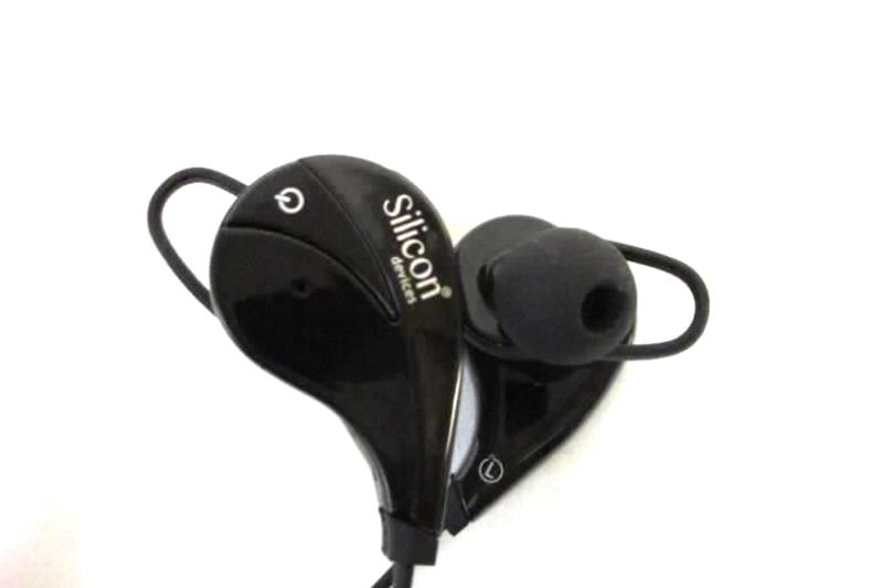 Silicon Devices Black Edition Comfort Plus Bluetooth Earbuds with Charger