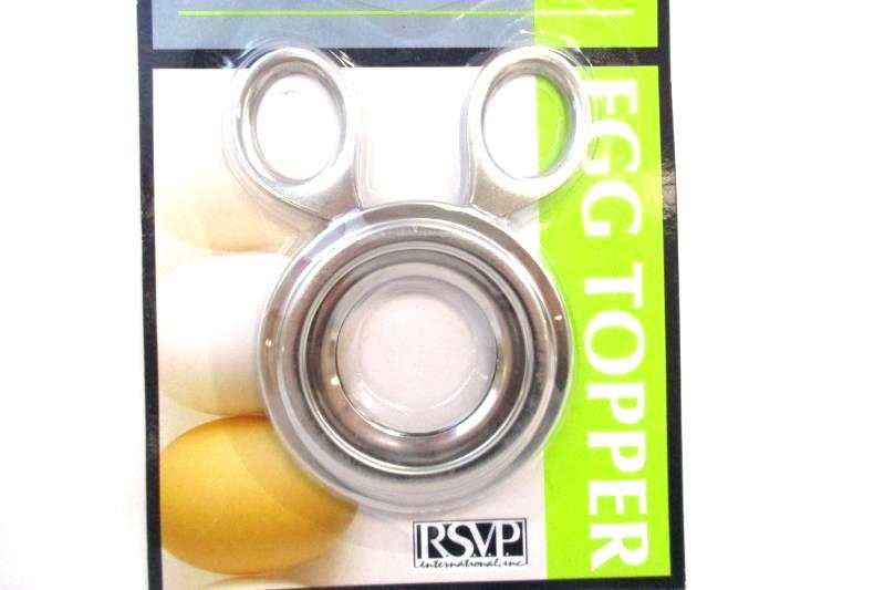 Lot of 2 RSVP Endurance Stainless Steel Egg Toppers EG-TOP Sealed Package
