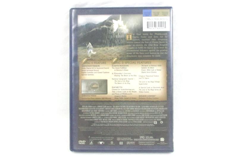 Lord Of The Rings DVD Return of the King