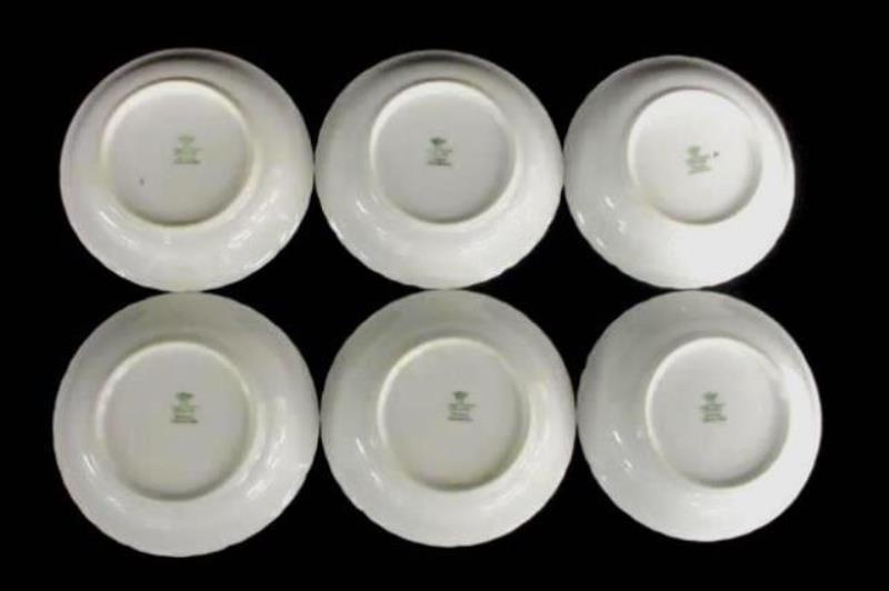 Lot of 6 TK Thun 5.25 Inch Fruit Bowls Bohemia Czechoslovakia THU172