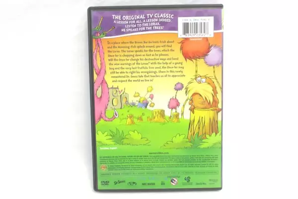 Dr Seuss's The Lorax DVD 2012 Warner Bros Animated Movie Children's Story