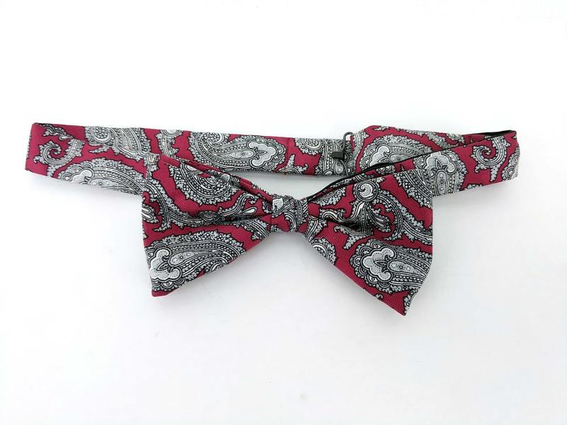 Bill Blass Evening Clothes Cummerbund Silk Tie Set In Box Burgundy Adjustable