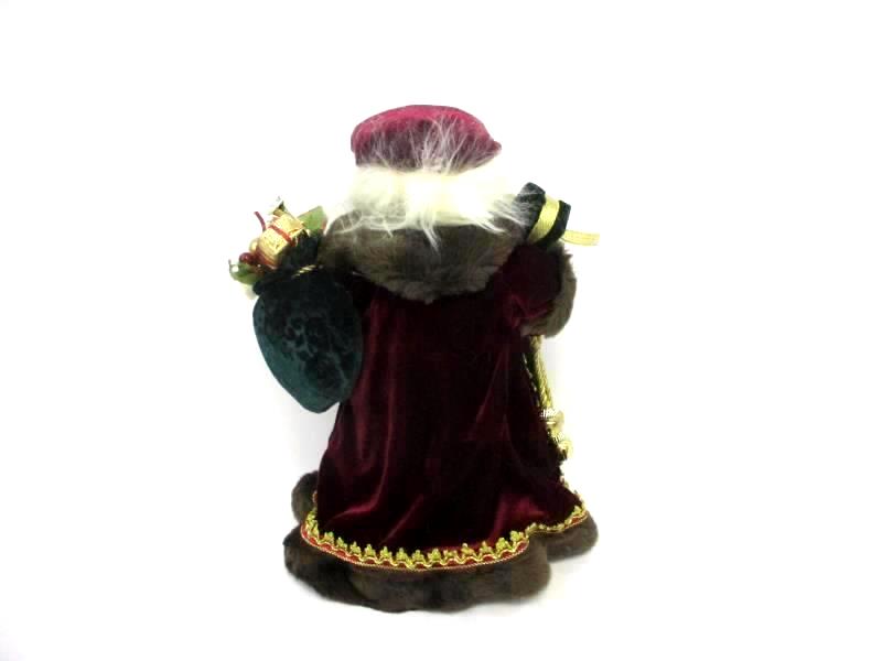 Santa Christmas Tree Topper 16" Gold Toned Bells Gifts Presents Jo-Ann Stores