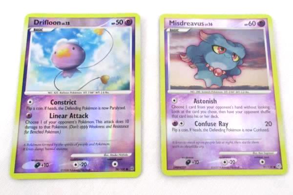 5 Holographic Pokemon Trainer Card Shuppet Beldum Drifloon Misdreavus Farfetch'd