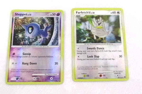 5 Holographic Pokemon Trainer Card Shuppet Beldum Drifloon Misdreavus Farfetch'd
