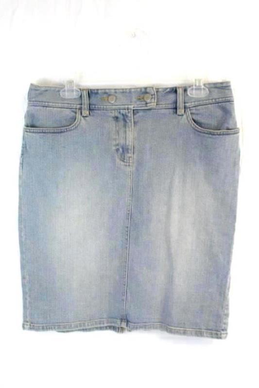 Lot of 2 Women's Skirts Size 8 Ann Taylor Loft Denim American Eagle Outfitters