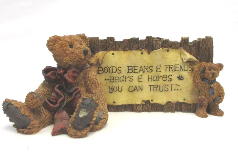Boyd's Bearstones Grenville & Neville The Sign Original Box and COA