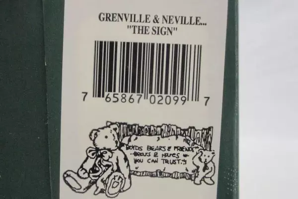 Boyd's Bearstones Grenville & Neville The Sign Original Box and COA