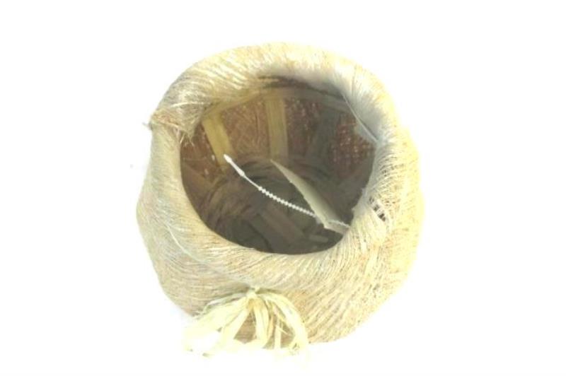 Old Town Basket and Rug Shop Jar Shaped Basket Planter Natural
