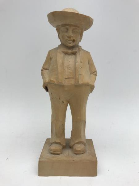 Switzerland Swiss Cyriak Huber Holzbildhauerei Wood Handmade Figurine Unique