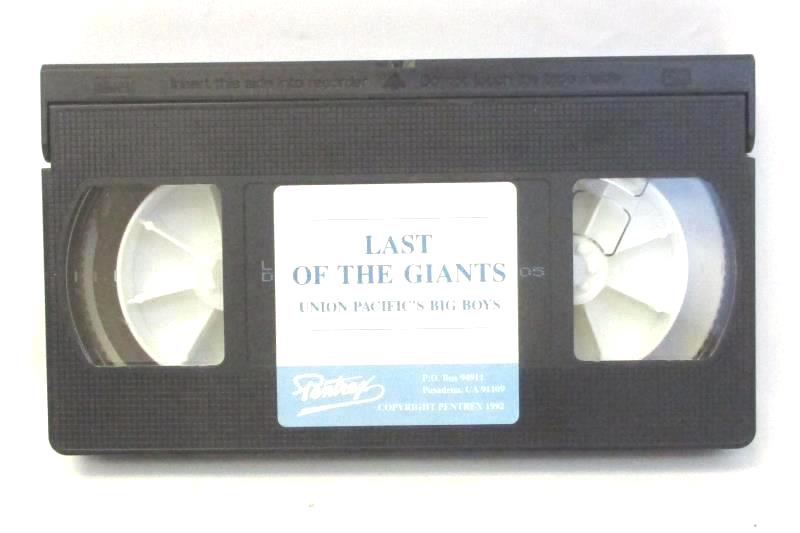 Last of the Giants Union Pacific's Big Boys 1992 VHS Railroad Train Engines