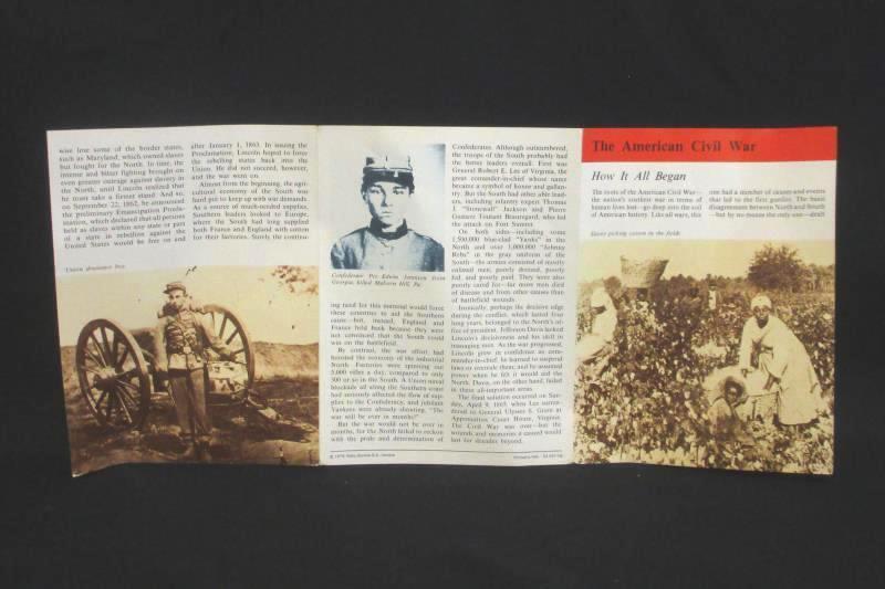 1979 Edito-Service SA Geneva The American Civil War Pamphlet 03 957-08 Italy