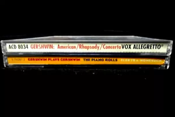Lot of 2 George Gershwin Piano Music CDs The Piano Rolls An American Paris