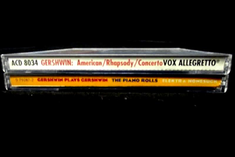 Lot of 2 George Gershwin Piano Music CDs The Piano Rolls An American Paris