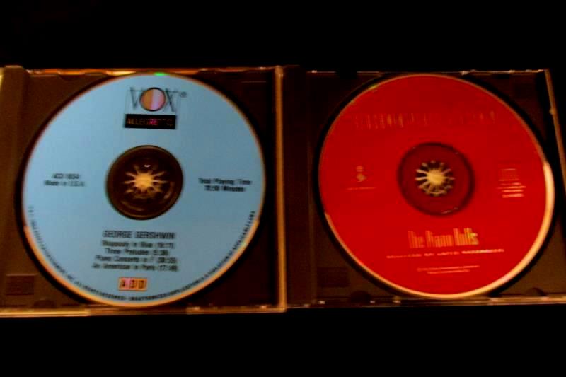 Lot of 2 George Gershwin Piano Music CDs The Piano Rolls An American Paris