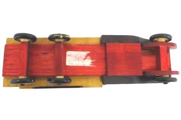 Wooden Advertising Toy Truck "Standard TV & Appliance" Display Storage
