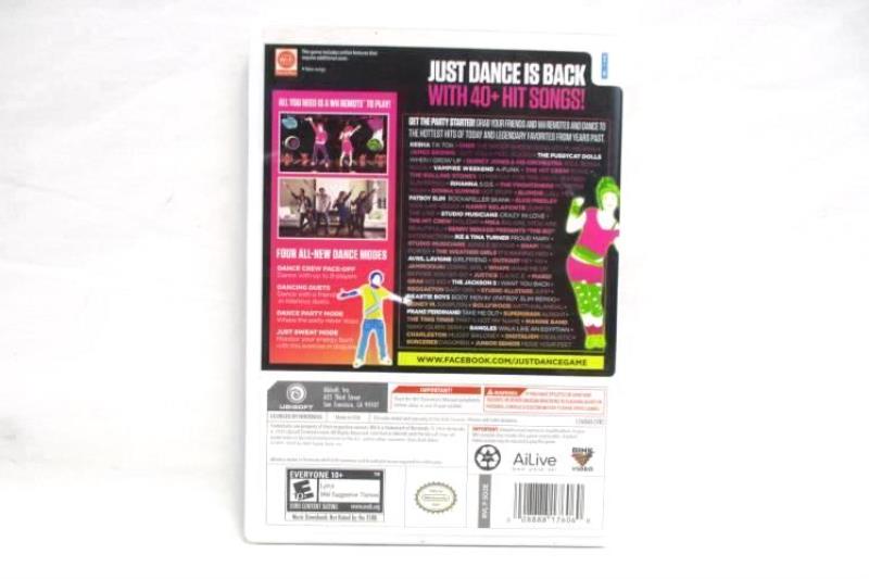 Just Dance 2 Wii Game Complete Case With Manual Dance Music Rated E for Everyone