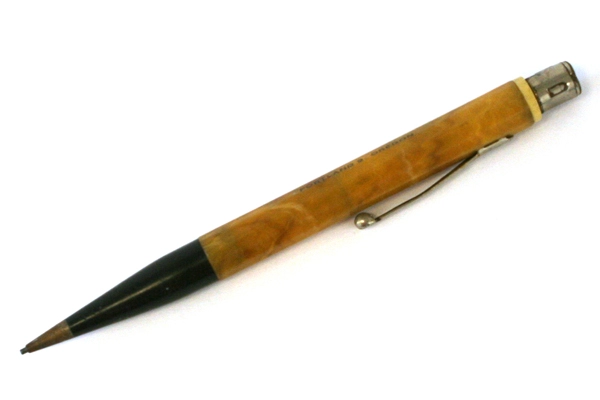 Vintage Redipoint Mechanical Pencil Portland Oregon OK Parcel Delivery Marbled