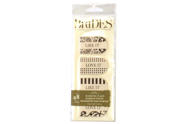 Lot of 2 Packs Brides Magazine Wedding Marking Flags Page Markers 48 Ct Unused