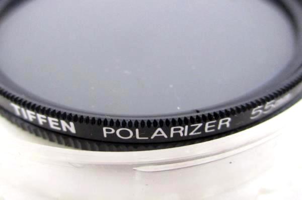 TIFFEN Camera Filter 55mm Polarizer Camera Lens Effect Accessory USA Vtg
