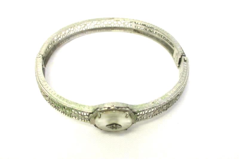 Vintage Sub-Deb Silver Tone Bracelet And Necklace Silver Tone