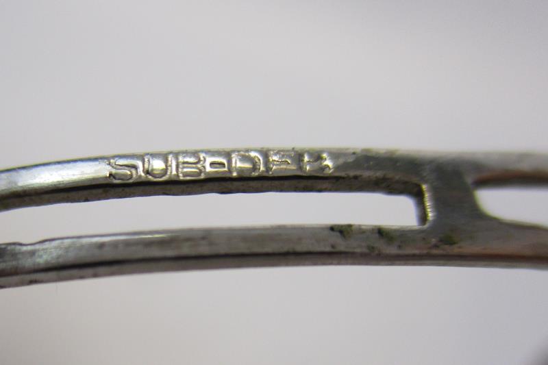 Vintage Sub-Deb Silver Tone Bracelet And Necklace Silver Tone