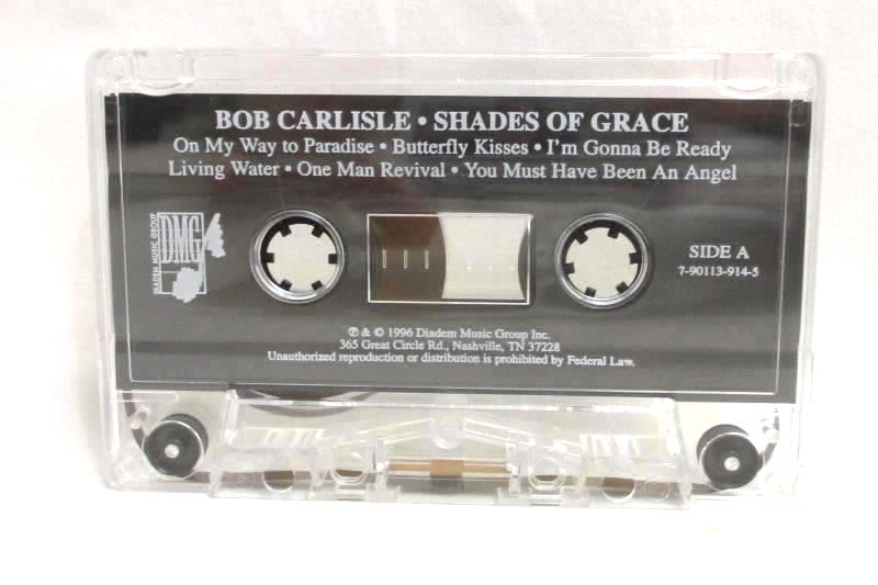 Shades of Grace Bob Carlisle Cassette Tape 1996 Diadem Music Butterfly Kisses