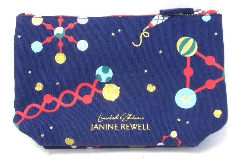 Kiehls Canvas Cosmetic Bags Travel Pouch Limited Edition Janine Rewell