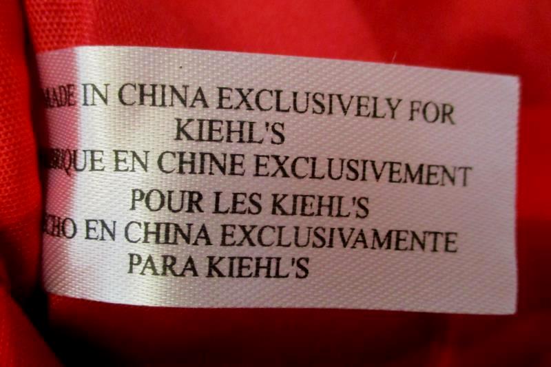 Kiehls Canvas Cosmetic Bags Travel Pouch Limited Edition Janine Rewell