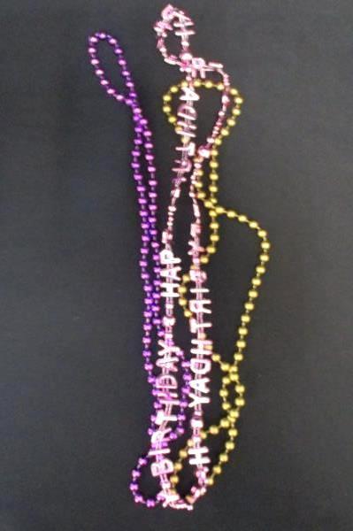 Women's Birthday Lot Wine Princess Glass Light Up Necklace 3 Beaded Necklace Pin