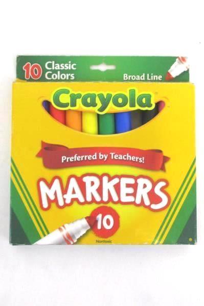 Adult Coloring Book Lot Flower by Vision St Crayola Classic Colors Markers