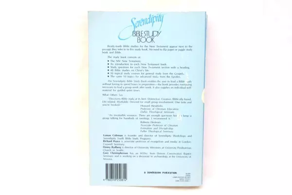 The NIV Serendipity Bible Study Book PB 1986 Zondervan Lamplighter Books Edited