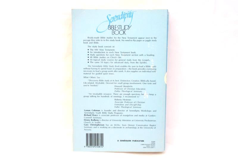 The NIV Serendipity Bible Study Book PB 1986 Zondervan Lamplighter Books Edited