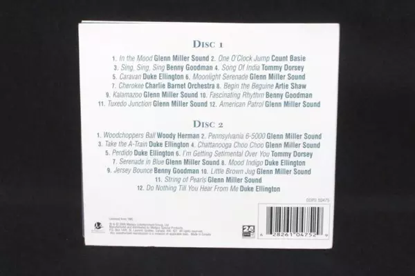 Big Band Era 2005 Madacy CD 2 Disc DDP2 50475 Various Artist Hits Music Album