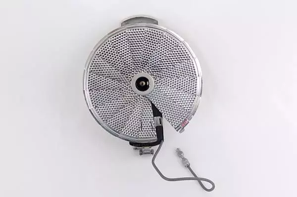 West Electric Co Super-0 Vintage Camera Bulb Flashgun Japan Silver Tone