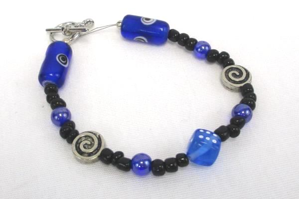 Lot of 3 Matching Jewelry Pieces Blue Teal Tone 3 Sets Earrings Bracelet