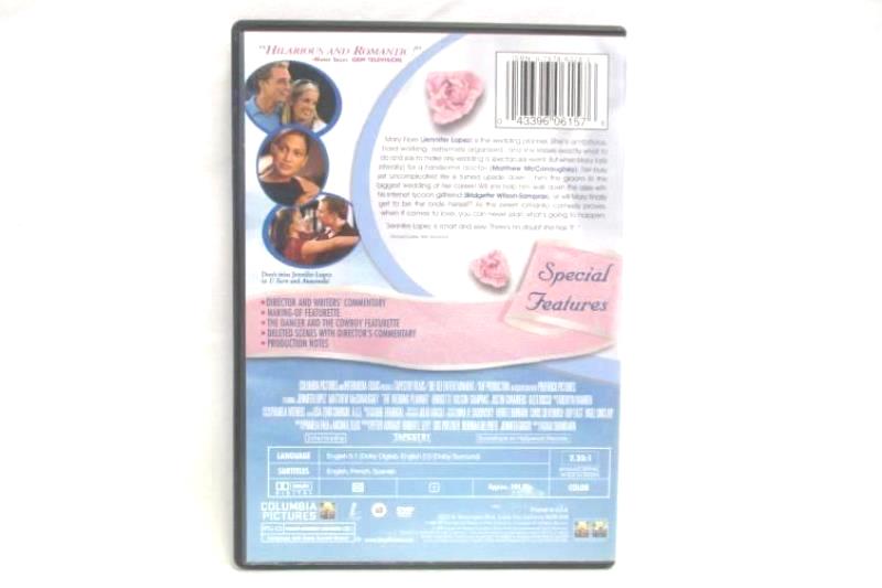 The Wedding Planner DVD Jennifer Lopez Matthew Mcconaughey Romantic Comedy 2001
