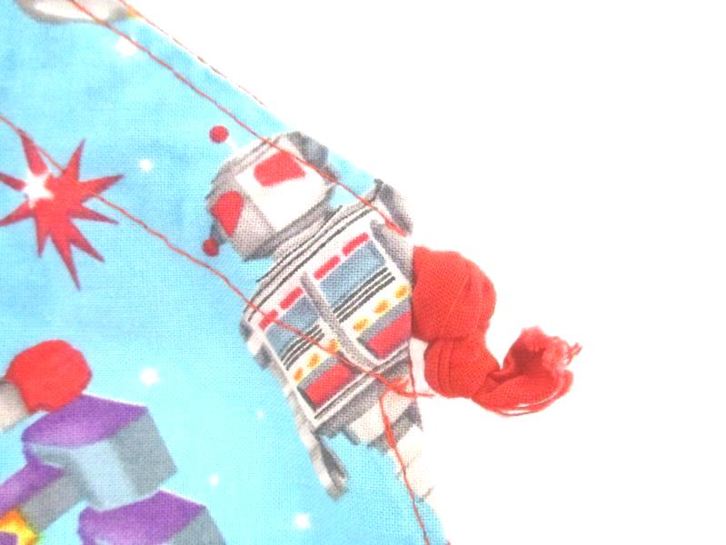 Robot Pattern Apron Pockets Unisex Cooking Crafts Play Children Kids