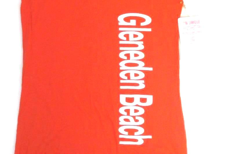 Lagaci Women's Gleneden Beach Top T Shirt V Neck Orange R2708V Size L NWT