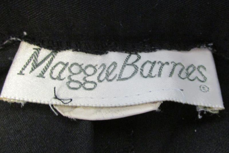 Vintage Maggie Barnes Women's Black Pants Size 22P Belt Loops Pockets
