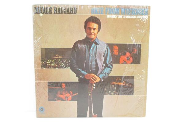 MERLE HAGGARD Okie From Muskogee Live in Oklahoma Vinyl LP Capitol Record ST-384