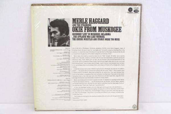 MERLE HAGGARD Okie From Muskogee Live in Oklahoma Vinyl LP Capitol Record ST-384