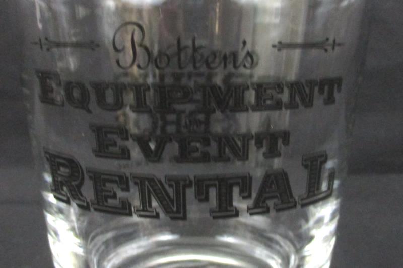 Lot Of 3 Oregon Brews And BBQ's Glasses 4.75"