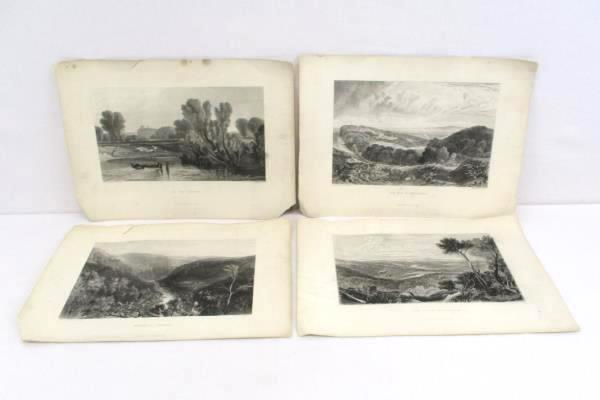 Lot of 4 D. Appleton Of New York Ashburnham Thames Heathfield Brignell Prints